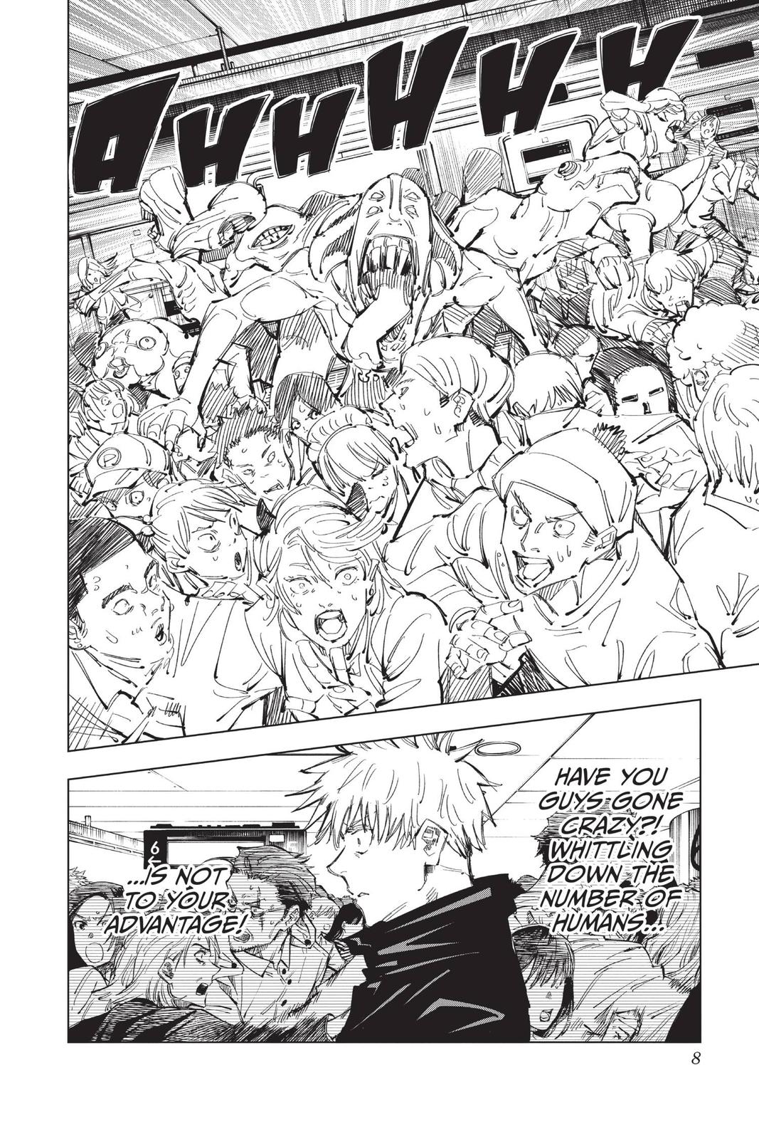 Jujutsu Kaisen Chapter 89 page 8 - Chapter 89: The Shibuya Incident, Part 7