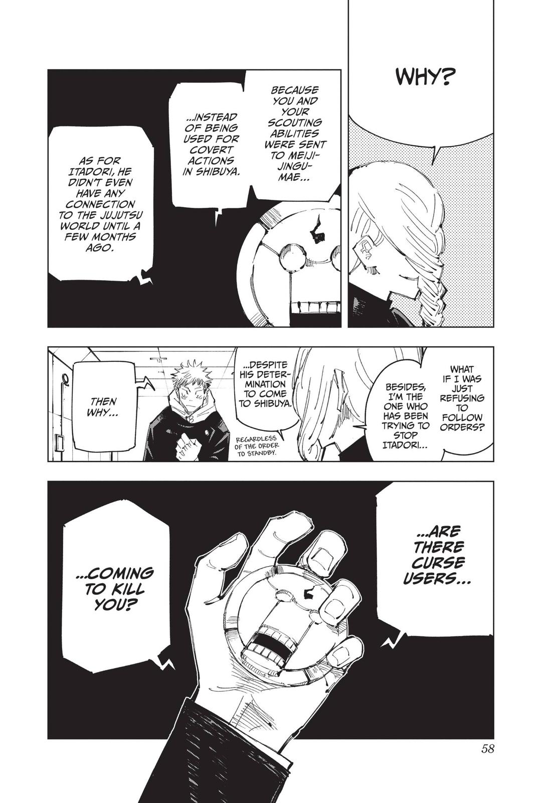 Jujutsu Kaisen Chapter 91 page 8 - Chapter 91: The Shibuya Incident, Part 9
