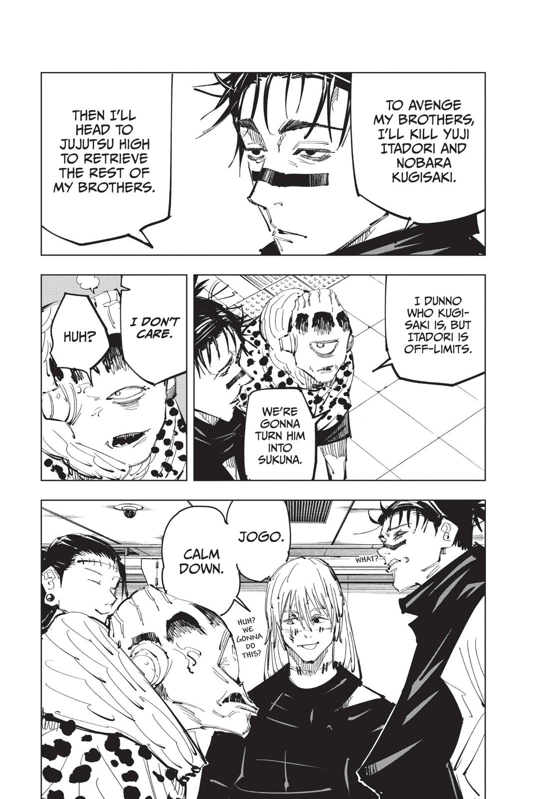 Jujutsu Kaisen Chapter 92 page 17 - Chapter 92: The Shibuya Incident, Part 10