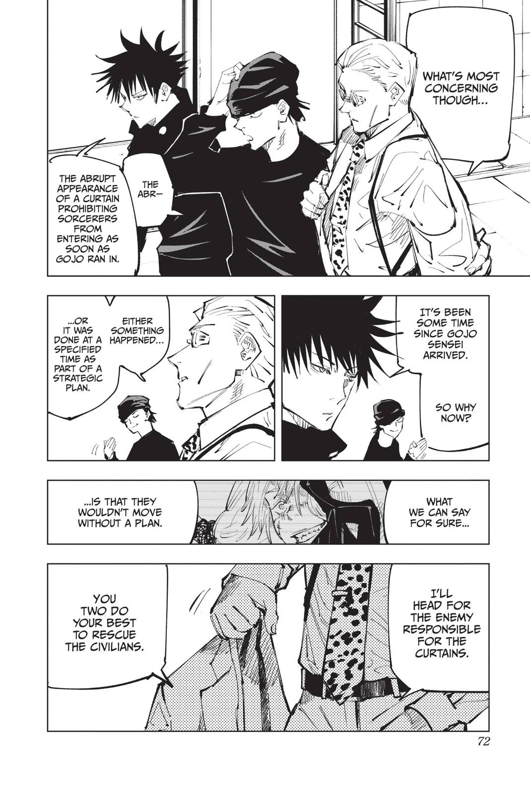 Jujutsu Kaisen Chapter 92 page 2 - Chapter 92: The Shibuya Incident, Part 10