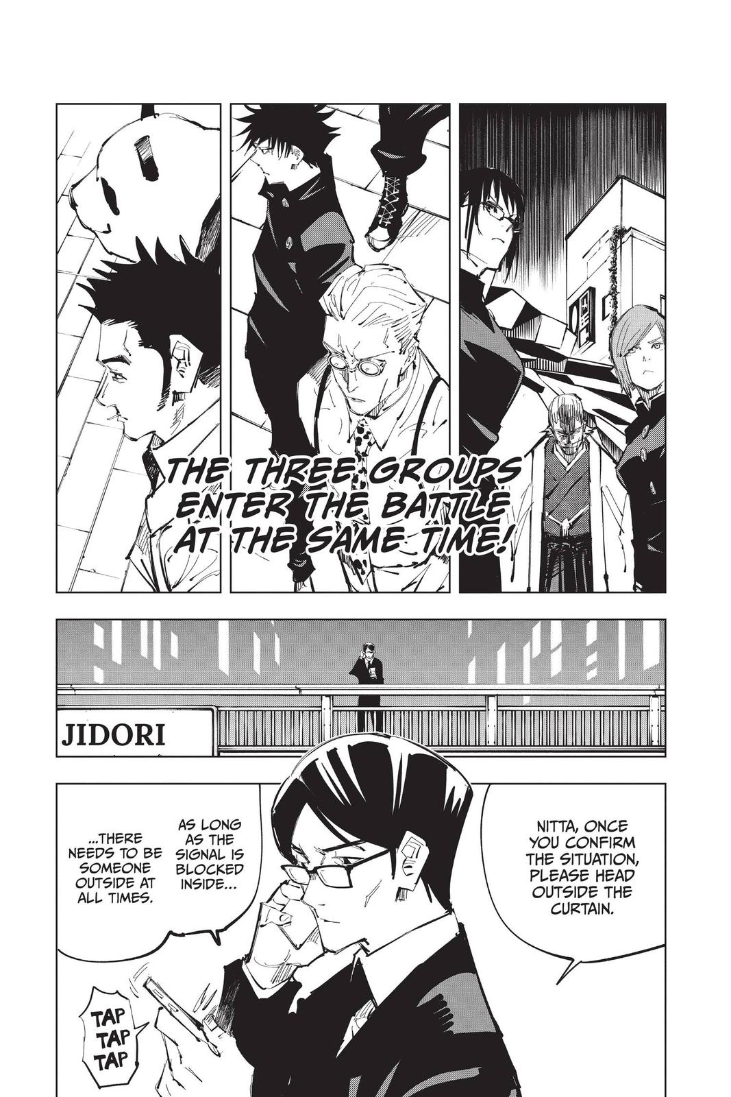 Jujutsu Kaisen Chapter 92 page 3 - Chapter 92: The Shibuya Incident, Part 10