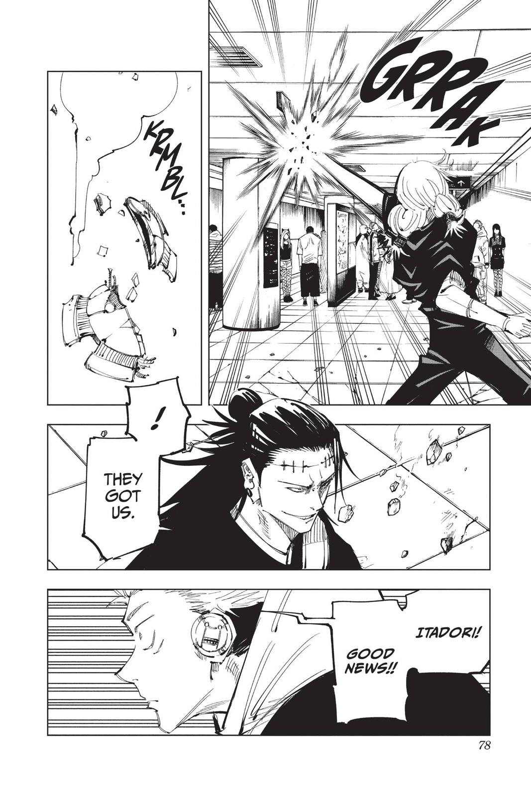 Jujutsu Kaisen Chapter 92 page 8 - Chapter 92: The Shibuya Incident, Part 10