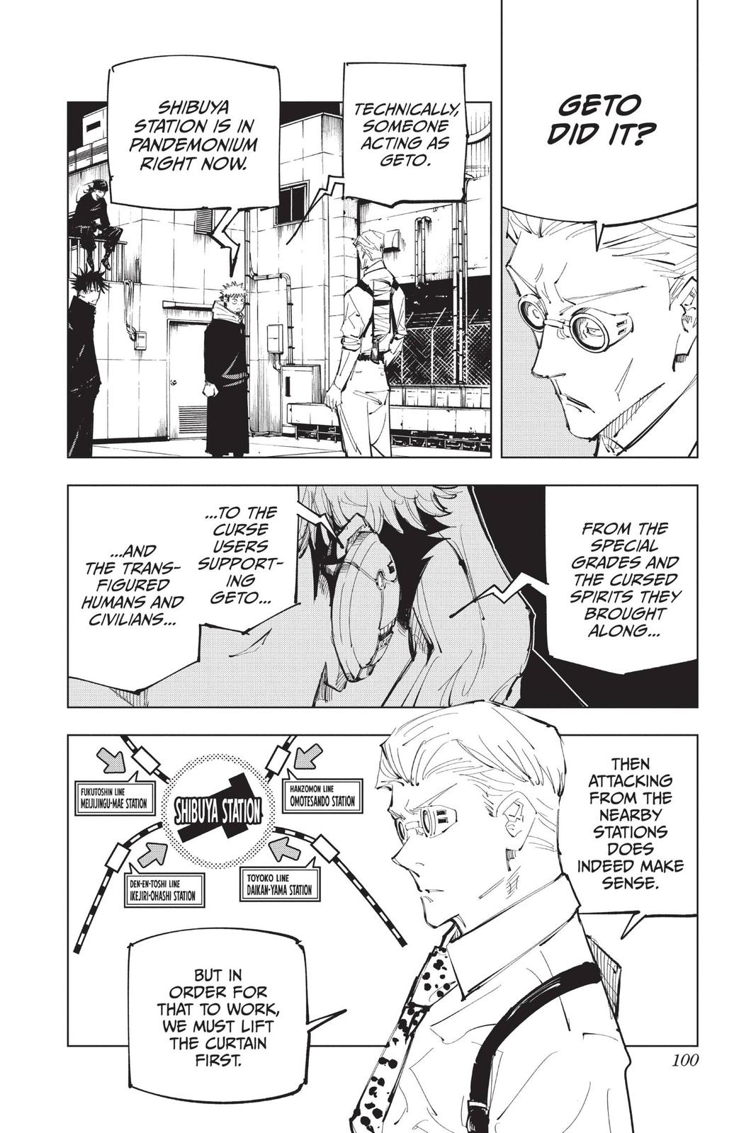 Jujutsu Kaisen Chapter 93 page 10 - Chapter 93: The Shibuya Incident, Part 11