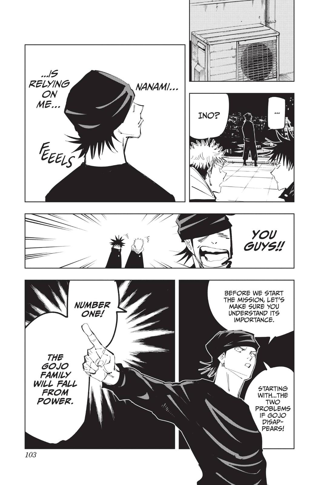 Jujutsu Kaisen Chapter 93 page 13 - Chapter 93: The Shibuya Incident, Part 11