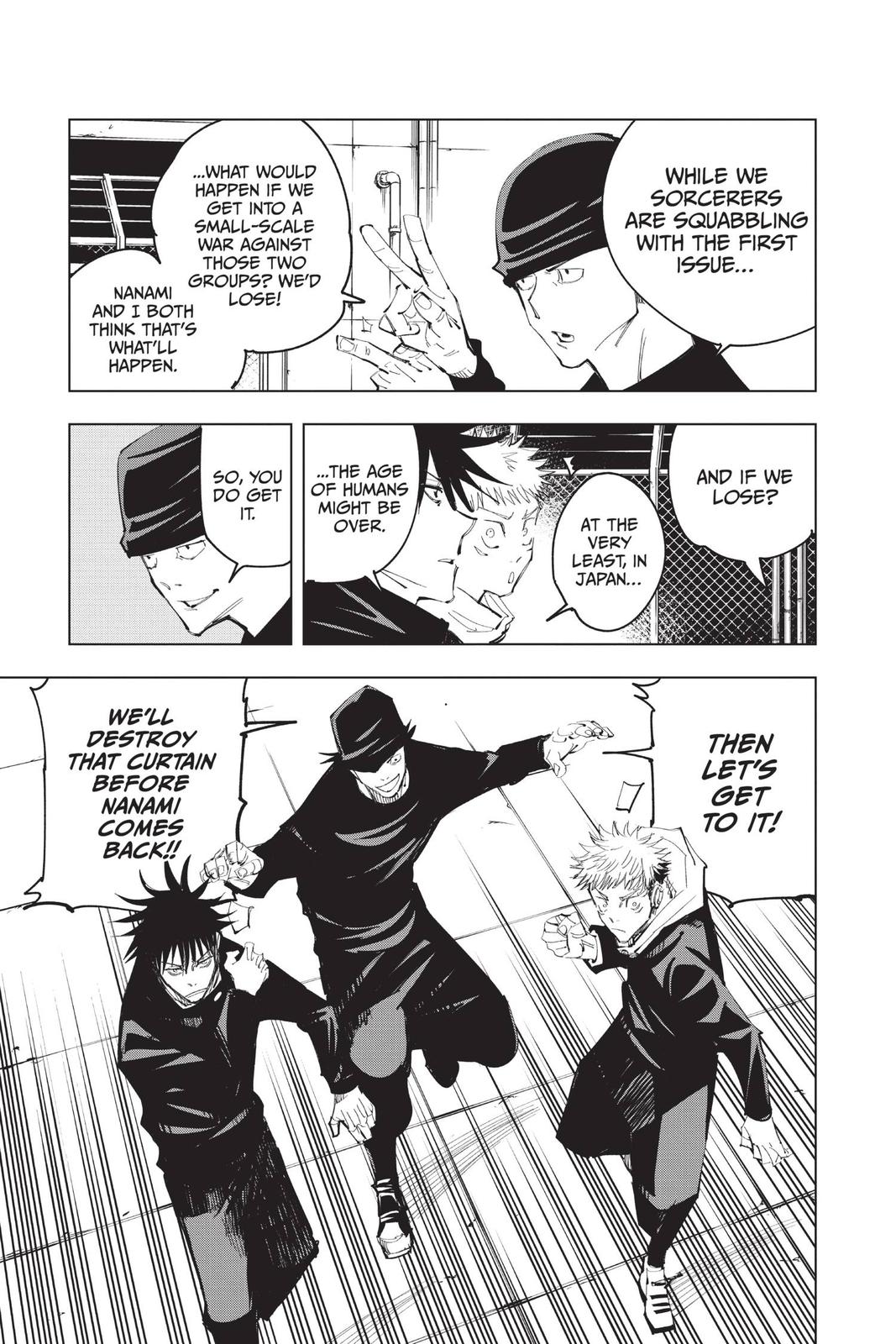 Jujutsu Kaisen Chapter 93 page 15 - Chapter 93: The Shibuya Incident, Part 11