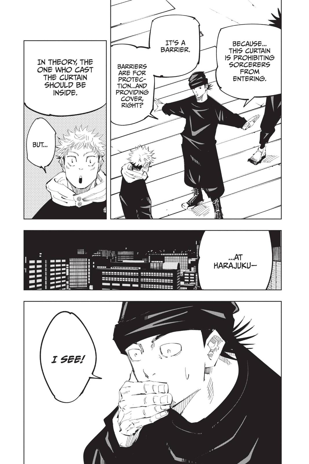 Jujutsu Kaisen Chapter 94 page 3 - Chapter 94: The Shibuya Incident, Part 12