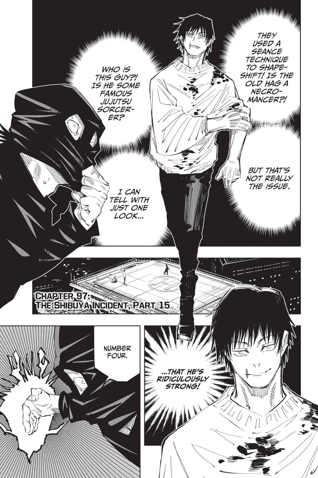 Jujutsu Kaisen Chapter 97 page 1 - Chapter 97: The Shibuya Incident, Part 15