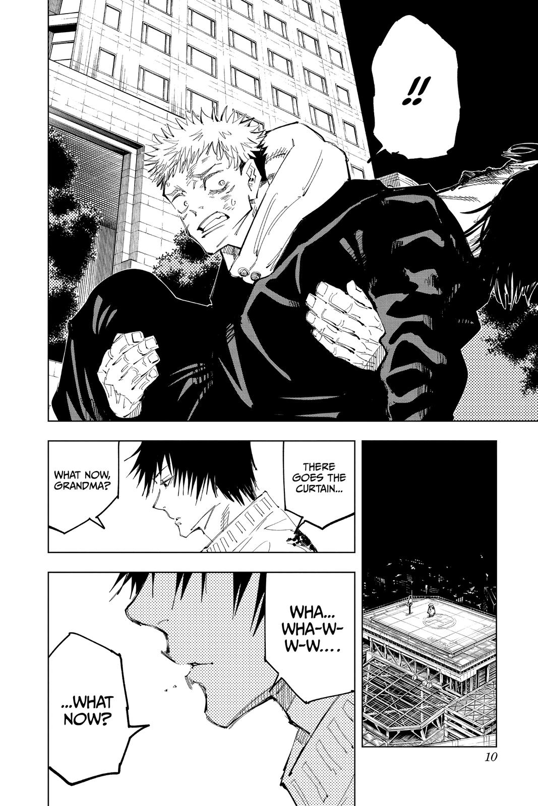 Jujutsu Kaisen Chapter 98 page 10 - Chapter 98: The Shibuya Incident, Part 16