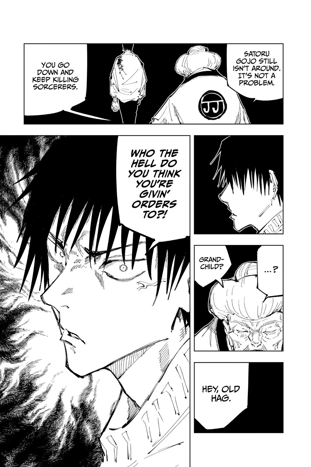Jujutsu Kaisen Chapter 98 page 11 - Chapter 98: The Shibuya Incident, Part 16