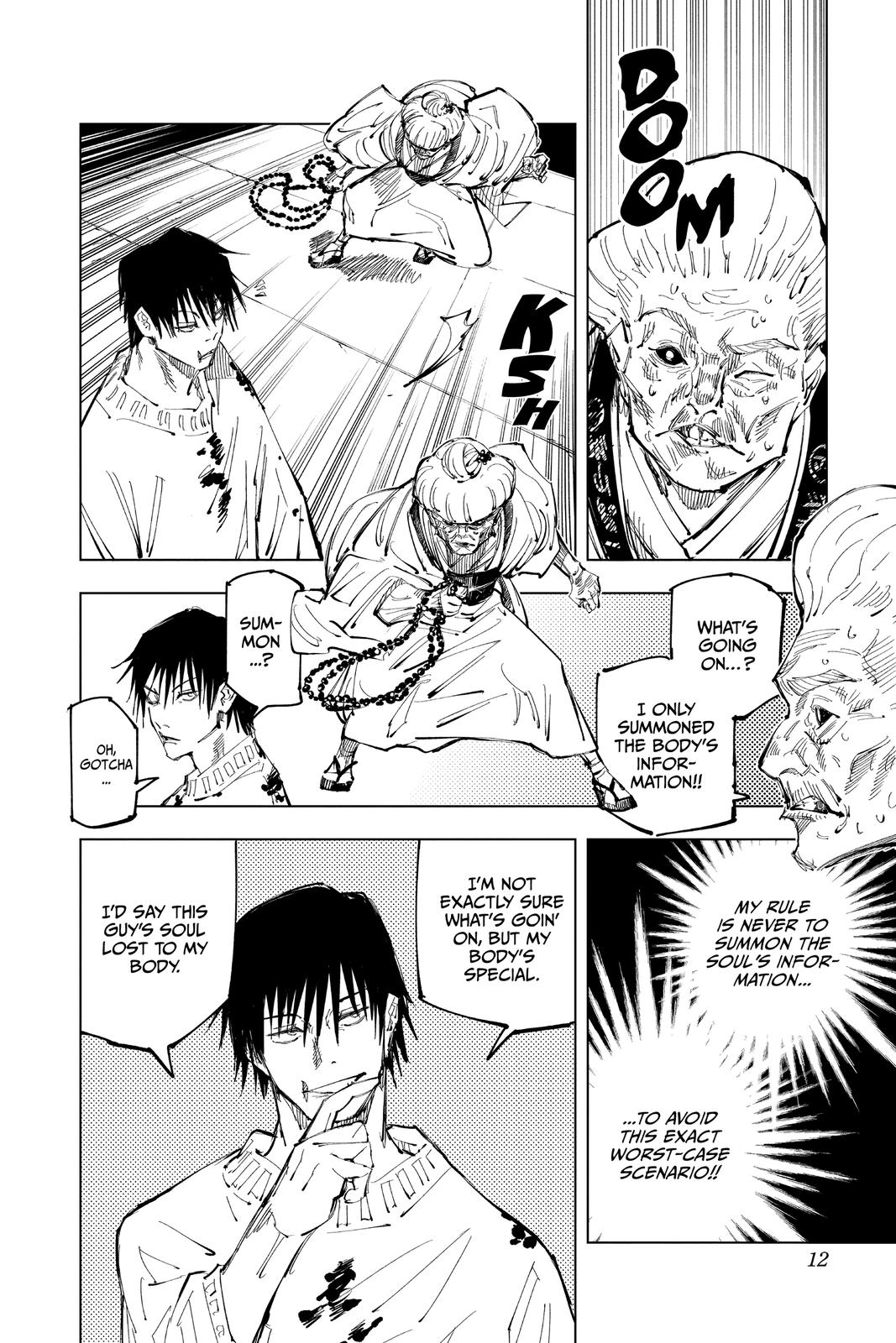 Jujutsu Kaisen Chapter 98 page 12 - Chapter 98: The Shibuya Incident, Part 16