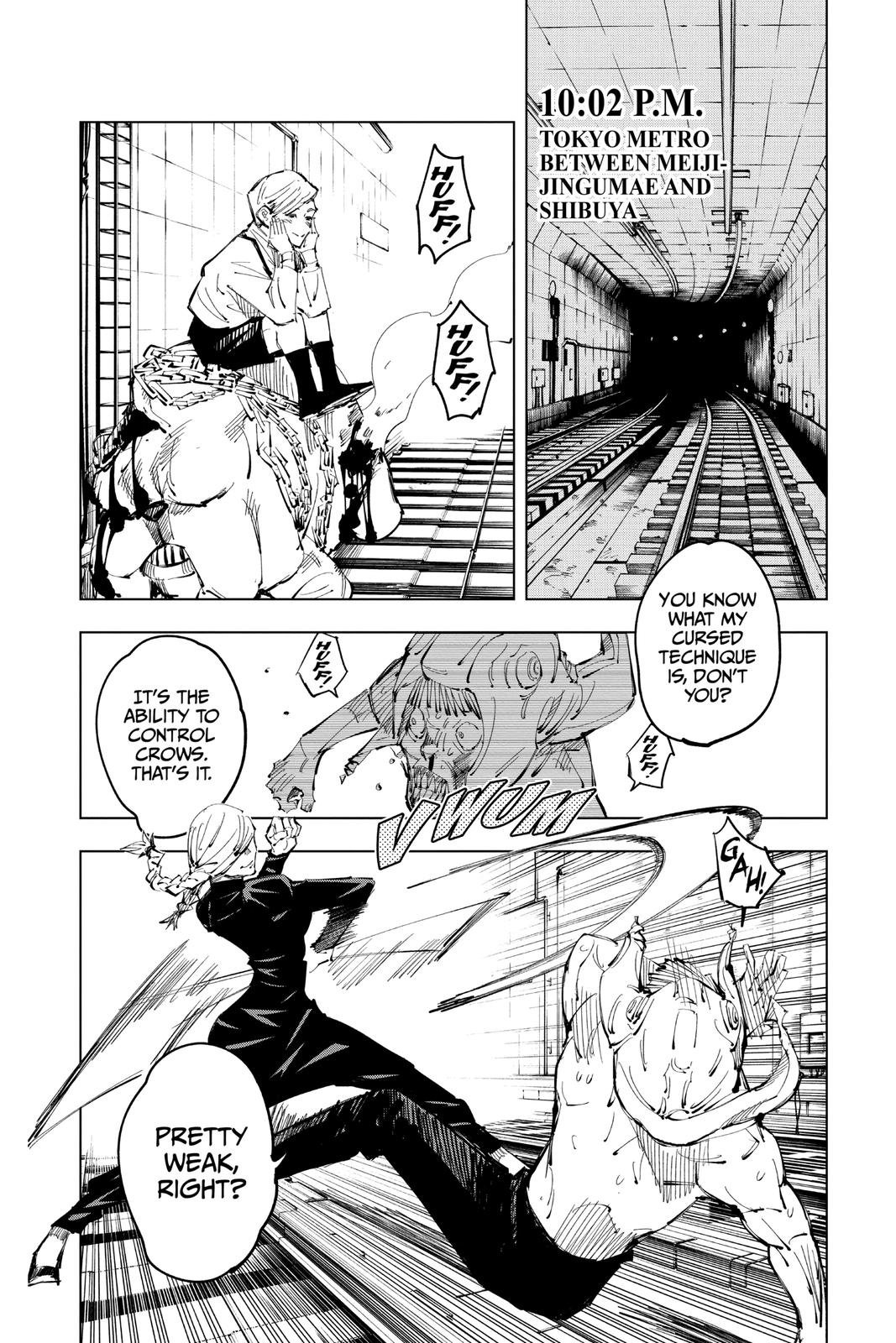 Jujutsu Kaisen Chapter 98 page 18 - Chapter 98: The Shibuya Incident, Part 16