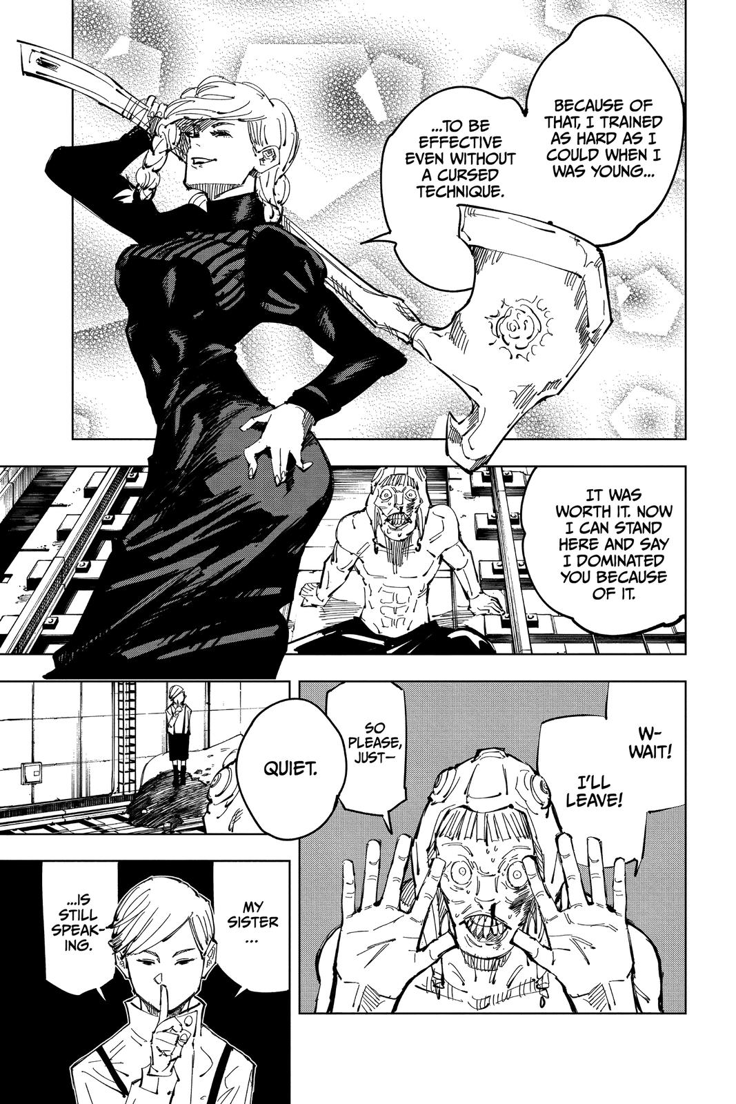Jujutsu Kaisen Chapter 98 page 19 - Chapter 98: The Shibuya Incident, Part 16