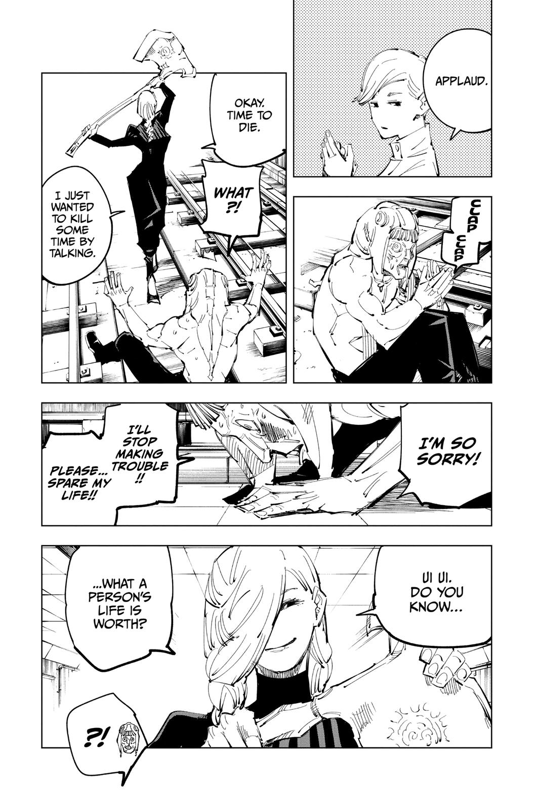 Jujutsu Kaisen Chapter 98 page 21 - Chapter 98: The Shibuya Incident, Part 16