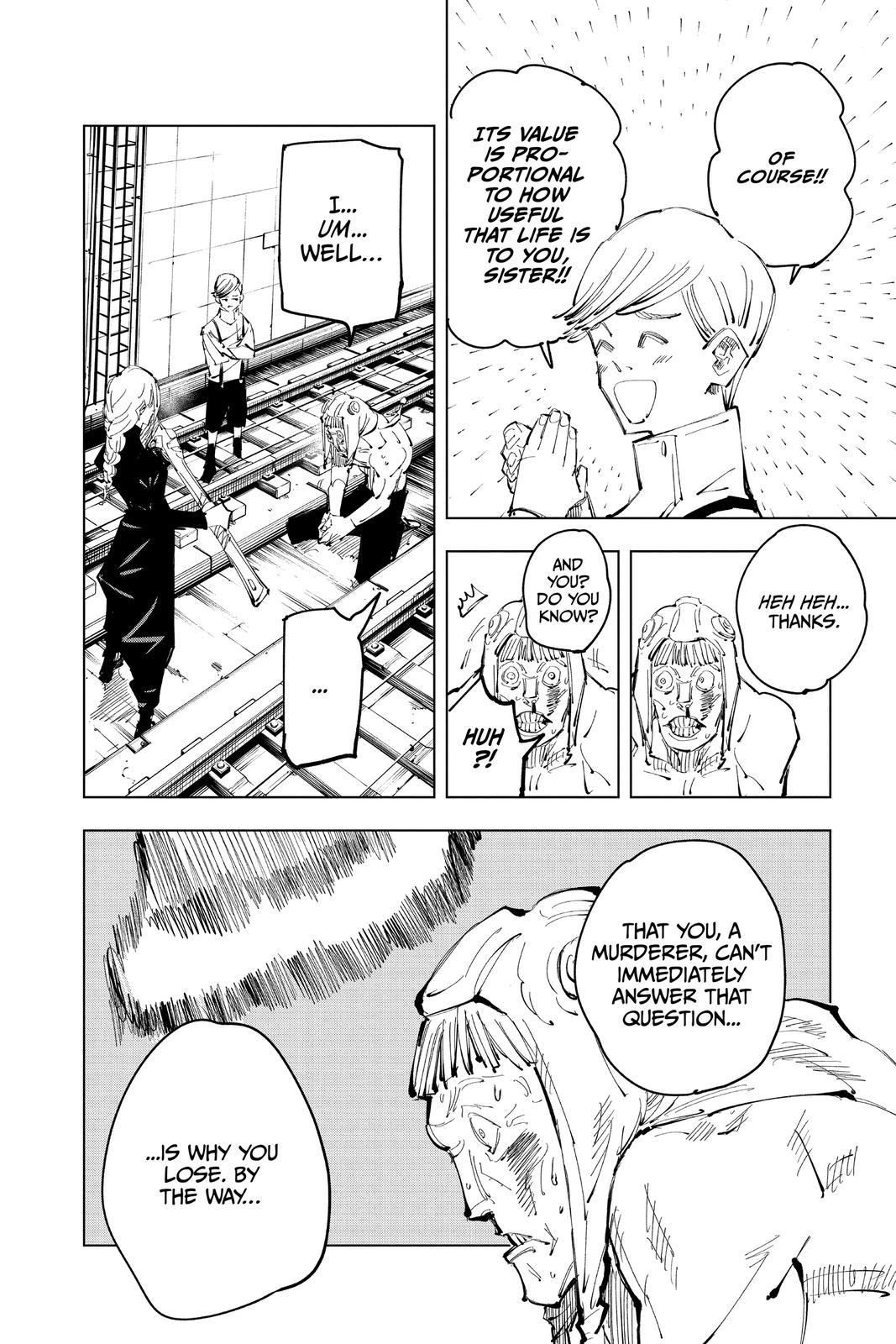 Jujutsu Kaisen Chapter 98 page 22 - Chapter 98: The Shibuya Incident, Part 16