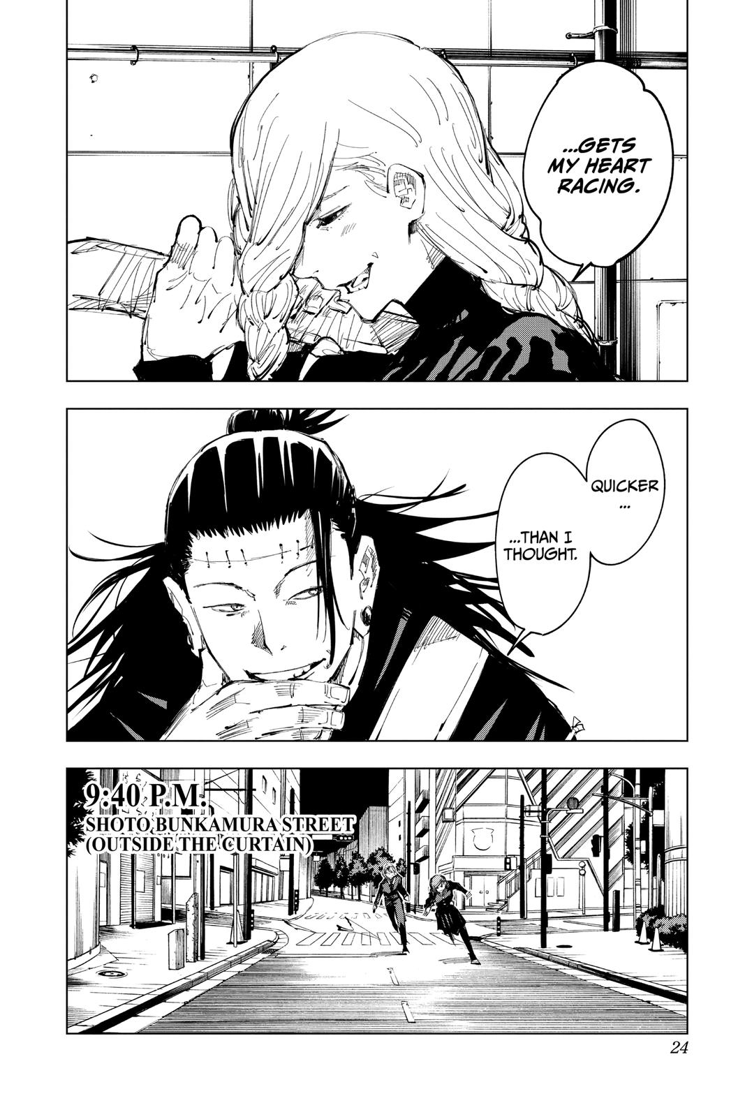 Jujutsu Kaisen Chapter 98 page 24 - Chapter 98: The Shibuya Incident, Part 16