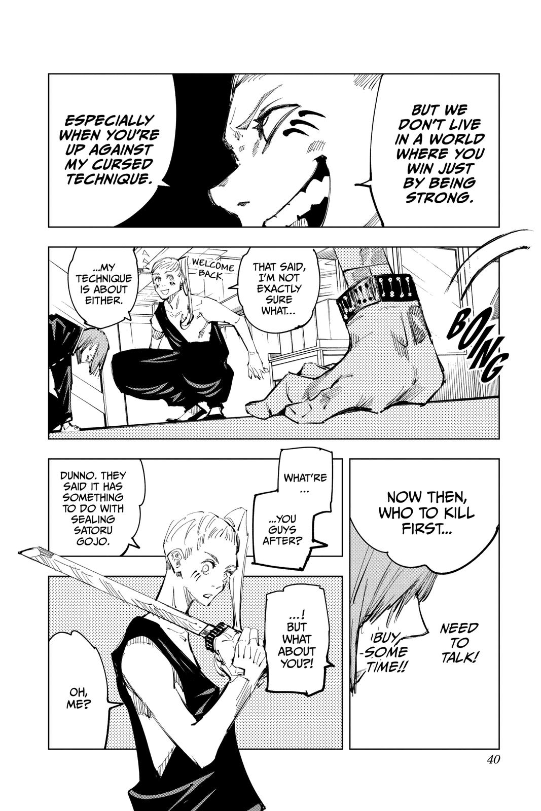 Jujutsu Kaisen Chapter 99 page 13 - Chapter 99: The Shibuya Incident, Part 17