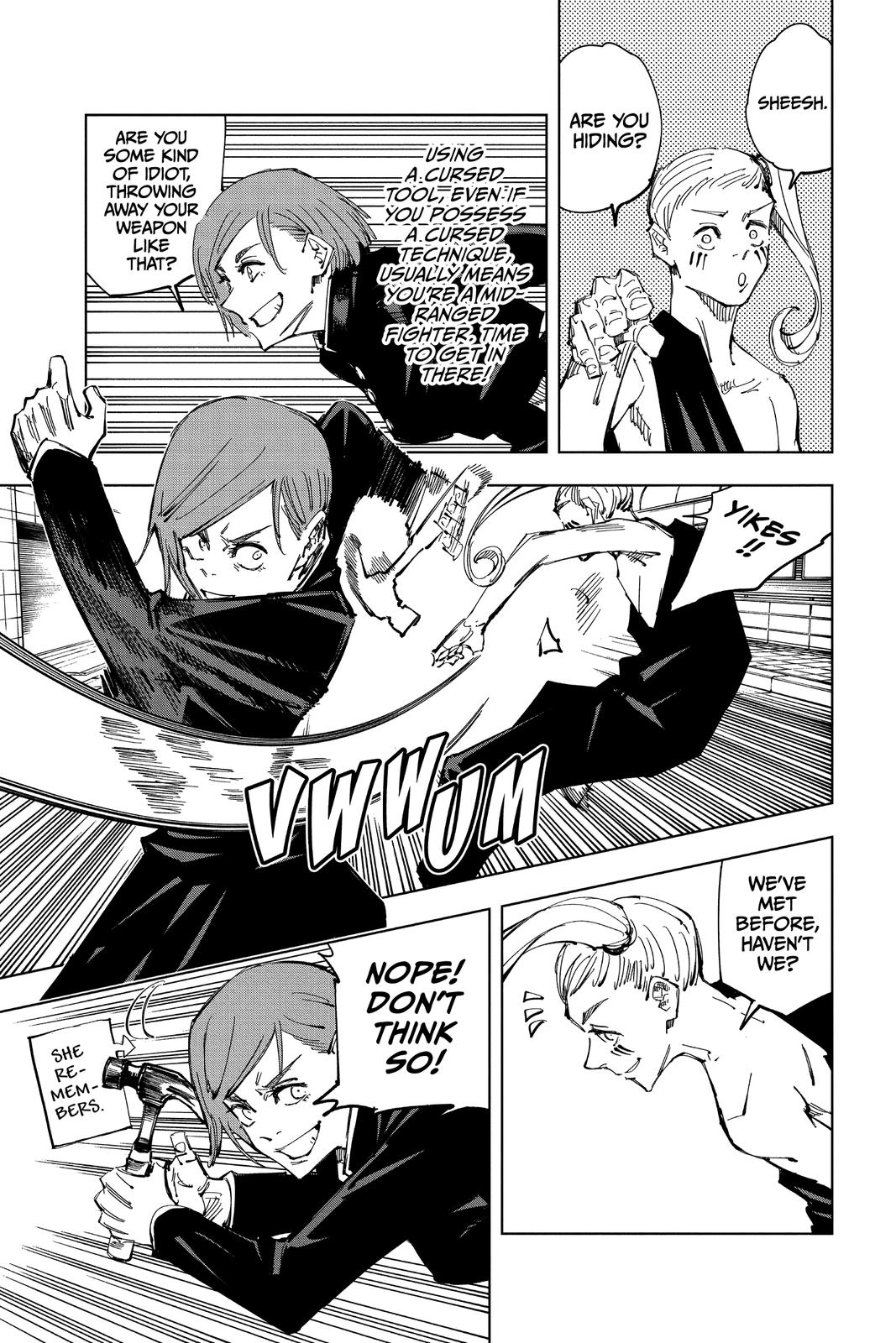 Jujutsu Kaisen Chapter 99 page 6 - Chapter 99: The Shibuya Incident, Part 17