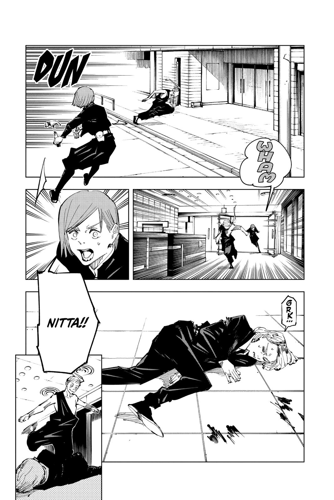 Jujutsu Kaisen Chapter 99 page 8 - Chapter 99: The Shibuya Incident, Part 17