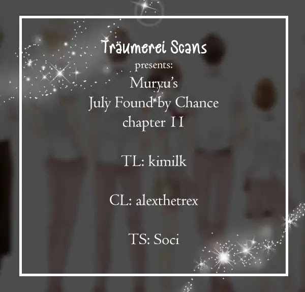 July Found by Chance Chapter 1.11 page 1 - Vol.1 Chapter 11: A Start by Chance