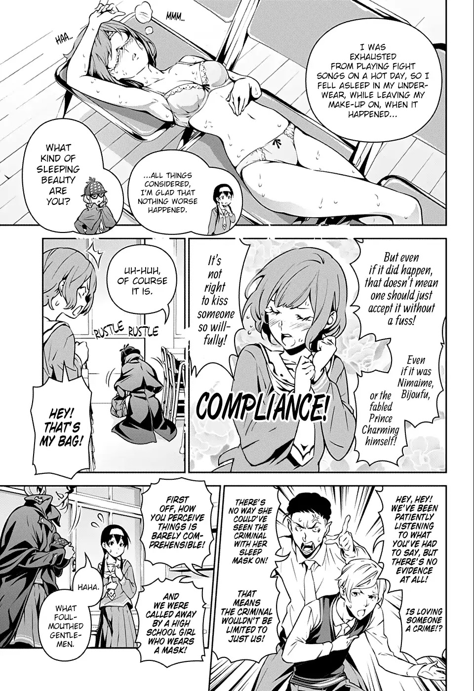 Jump Rom-Com Festival Chapter 1 page 4 - Chapter 1: Masked Detective, Masque De Holmes and The Kiss Thief