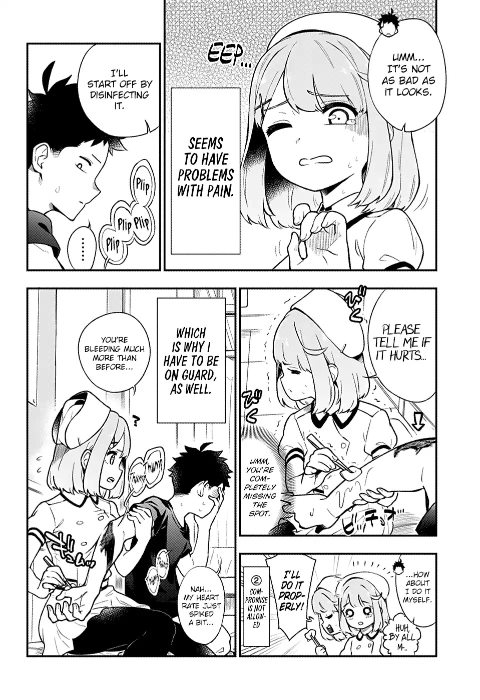 Jump Rom-Com Festival Chapter 2 page 4 - Chapter 2: Juumonji-san of the Infirmary
