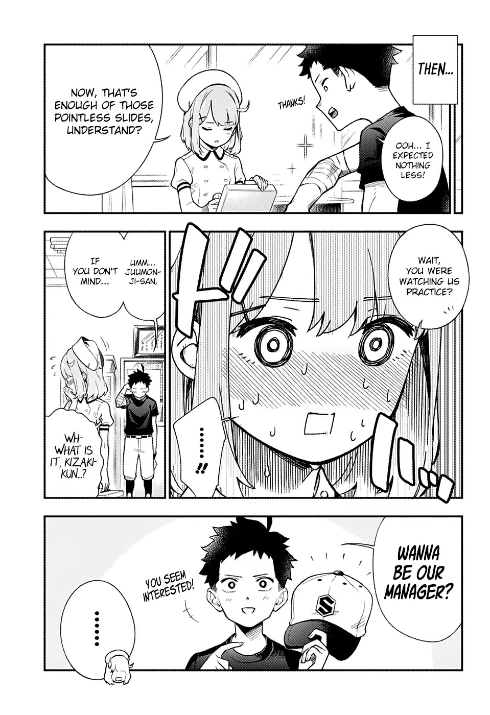 Jump Rom-Com Festival Chapter 2 page 5 - Chapter 2: Juumonji-san of the Infirmary