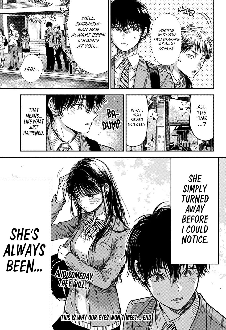 Jump Rom-Com Festival Chapter 4 page 5 - Chapter 4: This is Why our Eyes Won't Meet