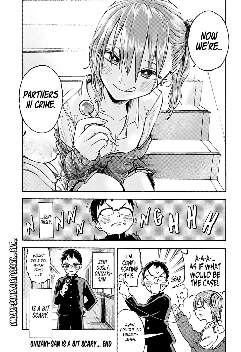 Jump Rom-Com Festival Chapter 5 page 5 - Chapter 5: Onizaka-san is a bit Scary