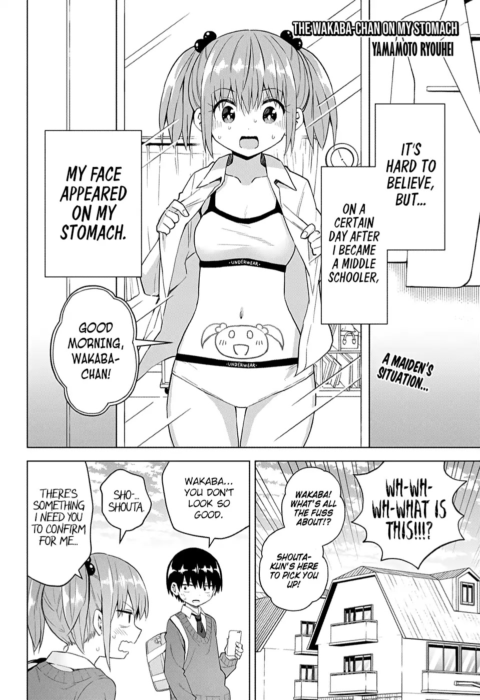 Jump Rom-Com Festival Chapter 6 page 2 - Chapter 6: The Wakaba-chan on my Stomach