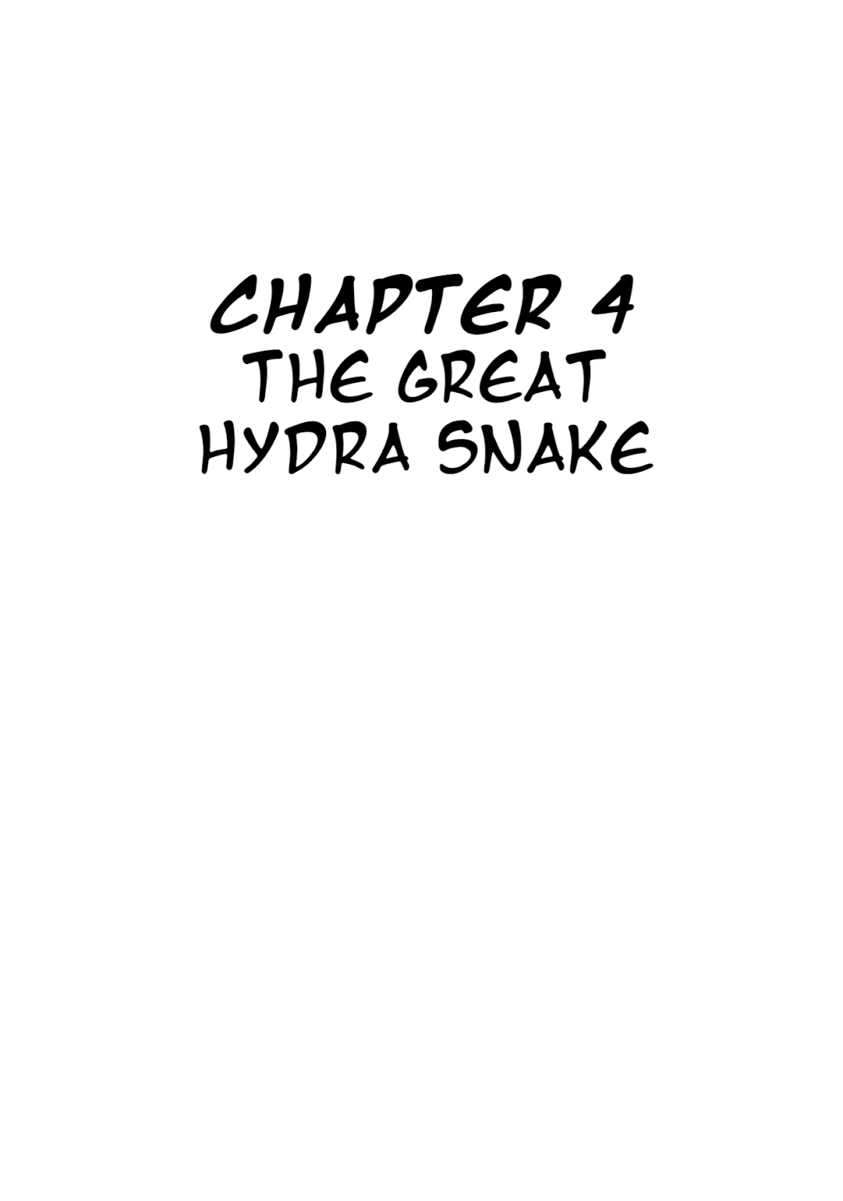 Jungle Emperor (Third  Grader) Chapter 4 page 3 - Chapter 4: The Great Hydra Snake [END]
