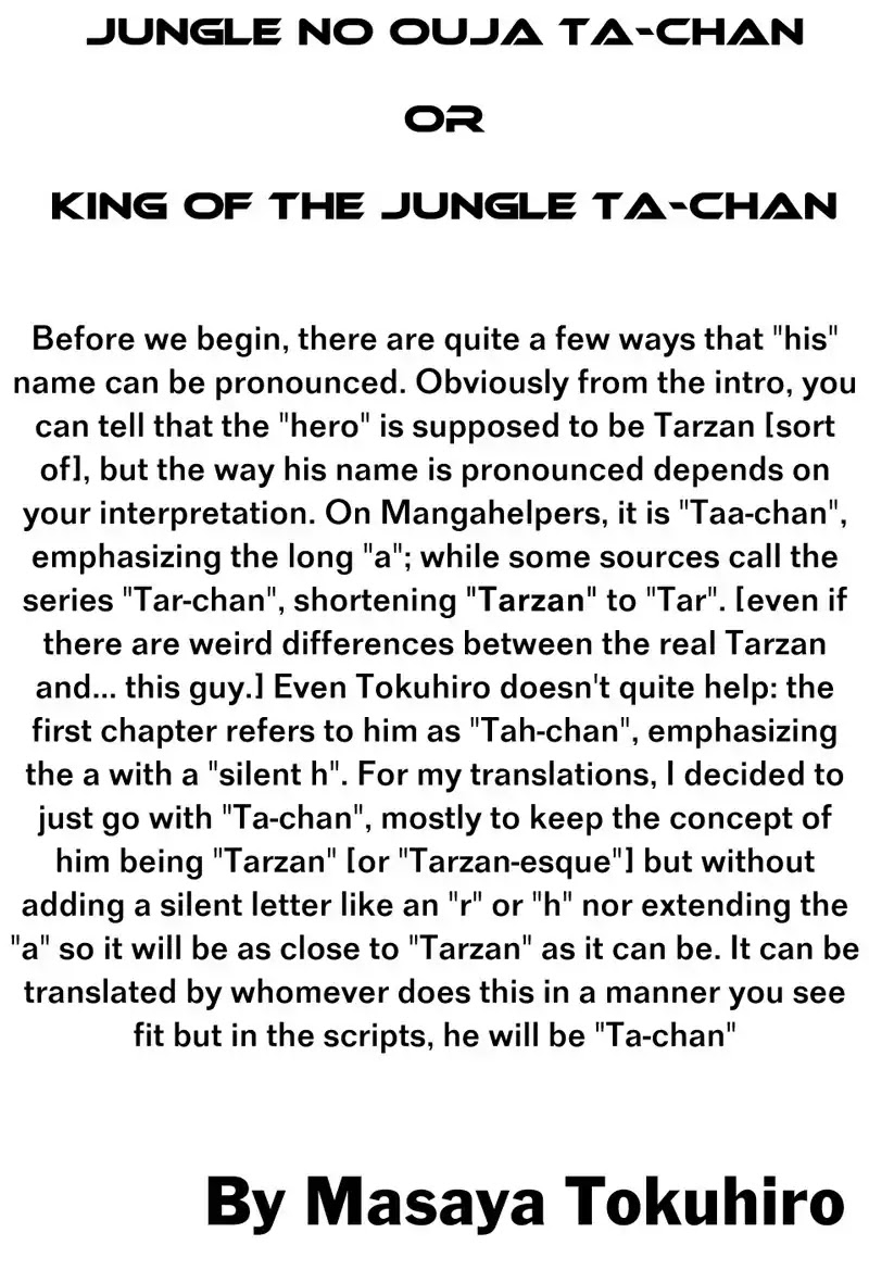 Jungle King Tar-chan Chapter 1 page 5 - Chapter 1