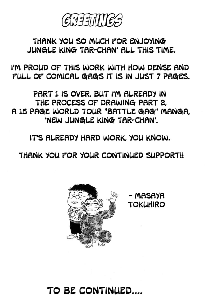 Jungle King Tar-chan Chapter 112 page 8 - Chapter 112: Pedro's Gratitude [END]
