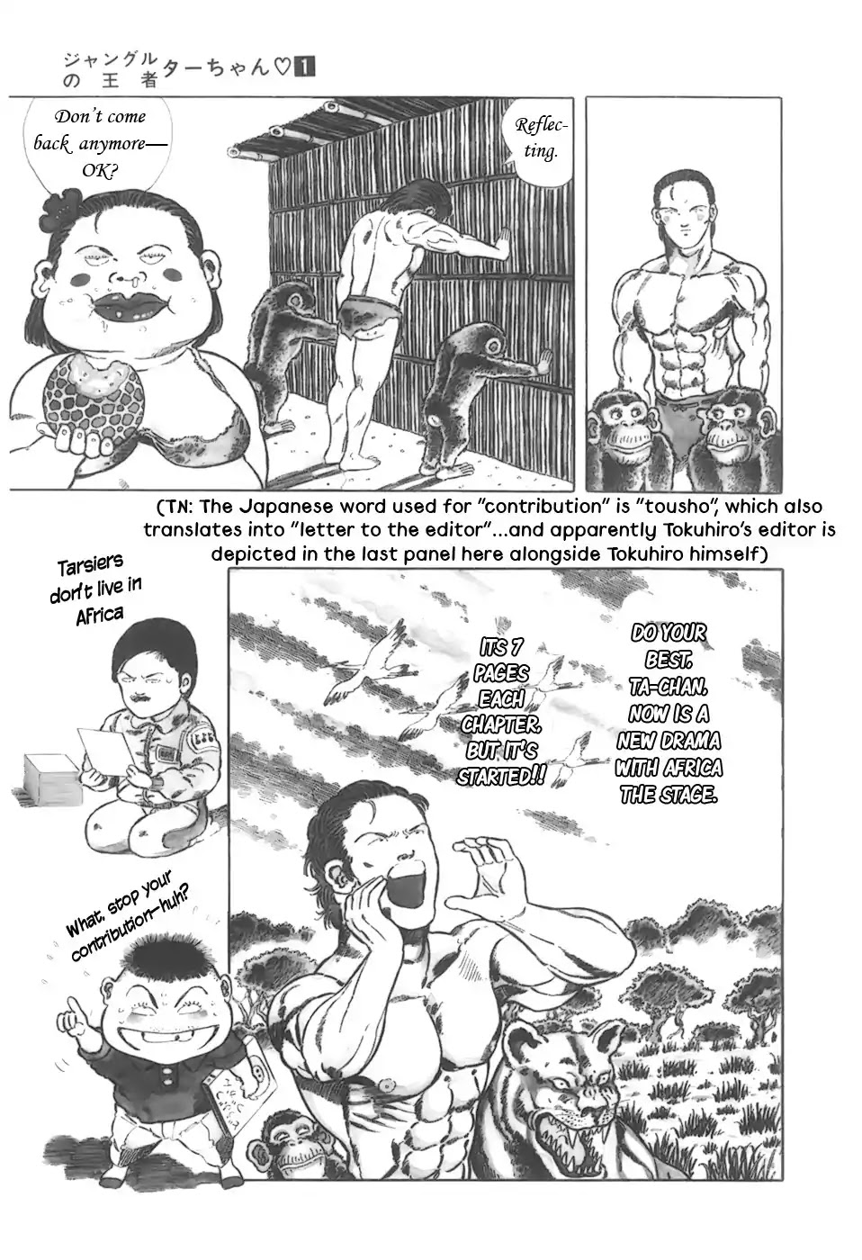 Jungle King Tar-chan Chapter 2 page 8 - Chapter 2 : Helen-chan Appears