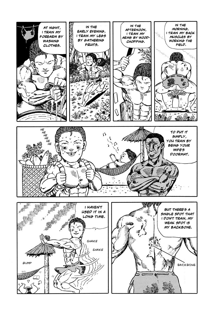 Jungle King Tar-chan Chapter 45 page 4 - Chapter 45: Muscle Power Counter-Attack