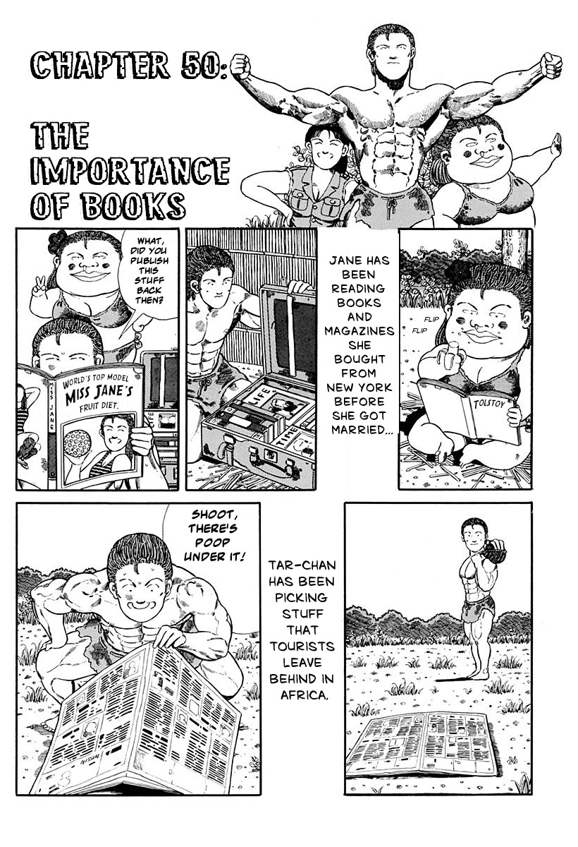 Jungle King Tar-chan Chapter 50 page 1 - Chapter 50: The Importance of Books