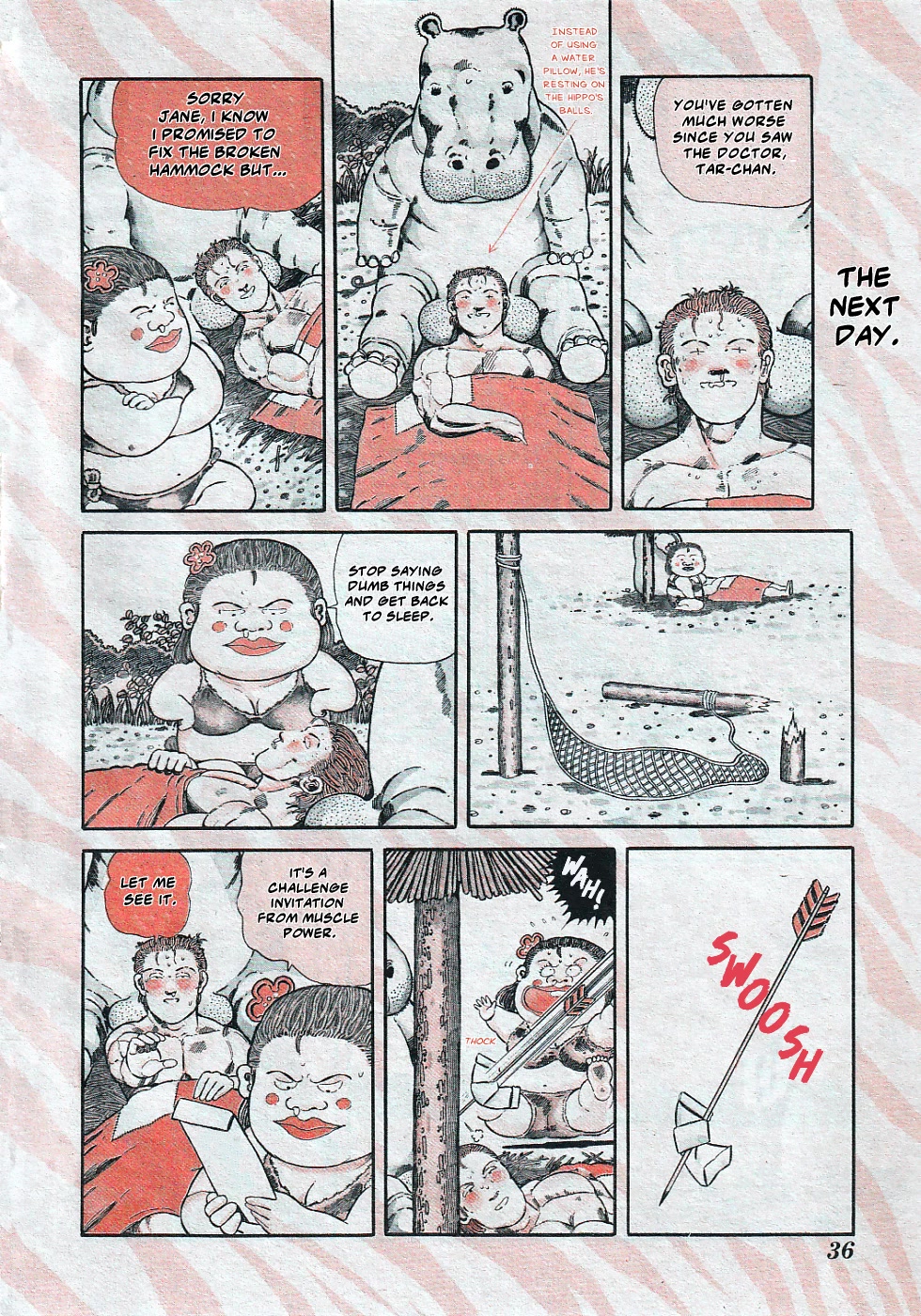 Jungle King Tar-chan Chapter 53 page 6 - Chapter 53: The Challenge from Muscle Power!