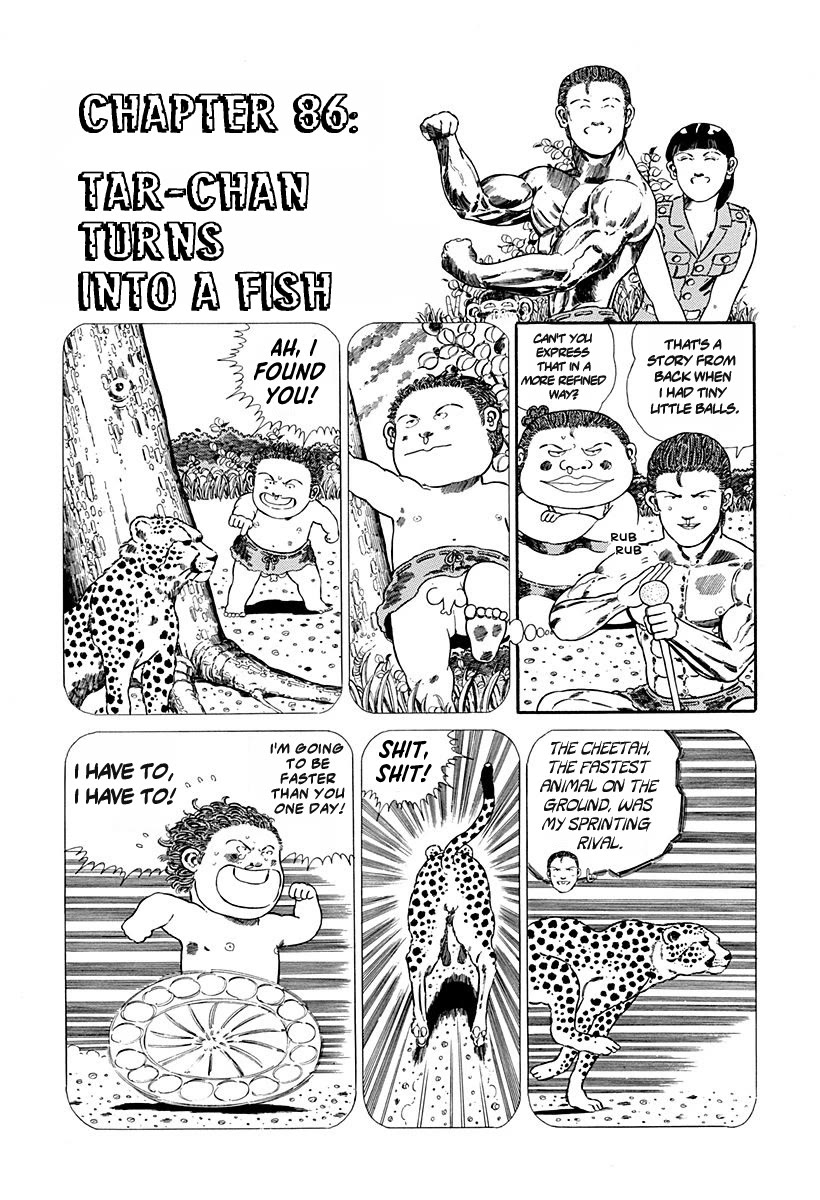 Jungle King Tar-chan Chapter 86 page 1 - Chapter 86: Tar-Chan Turns Into a Fish