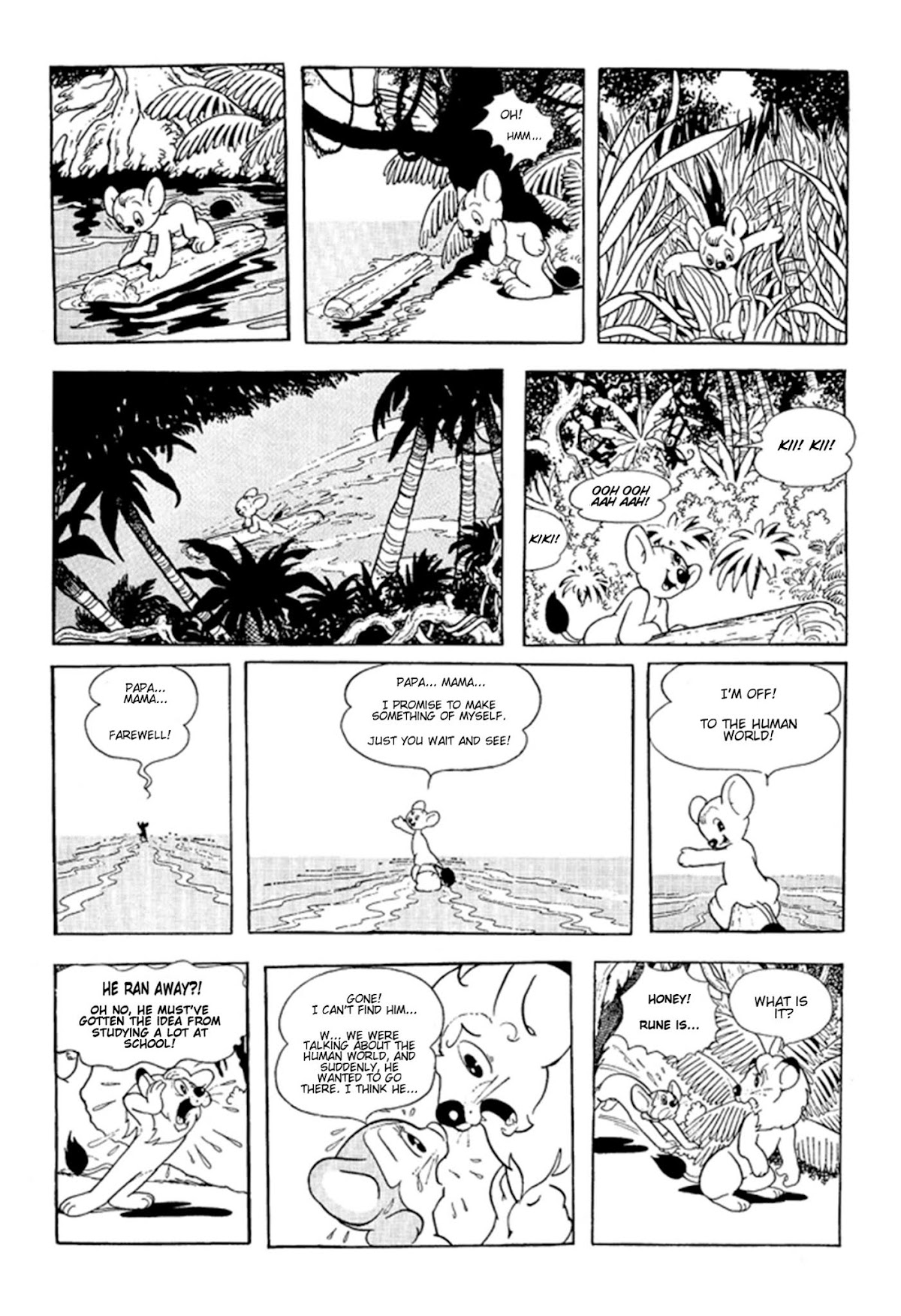 Jungle Taitei Chapter 12 page 18 - Chapter 12: Farewell to the Homeland