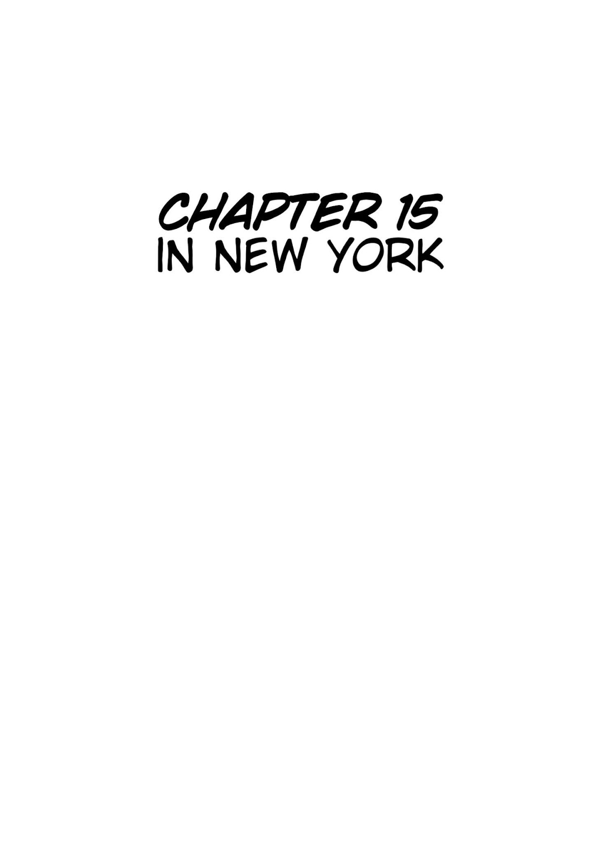 Jungle Taitei Chapter 15 page 1 - Chapter 15: In New York