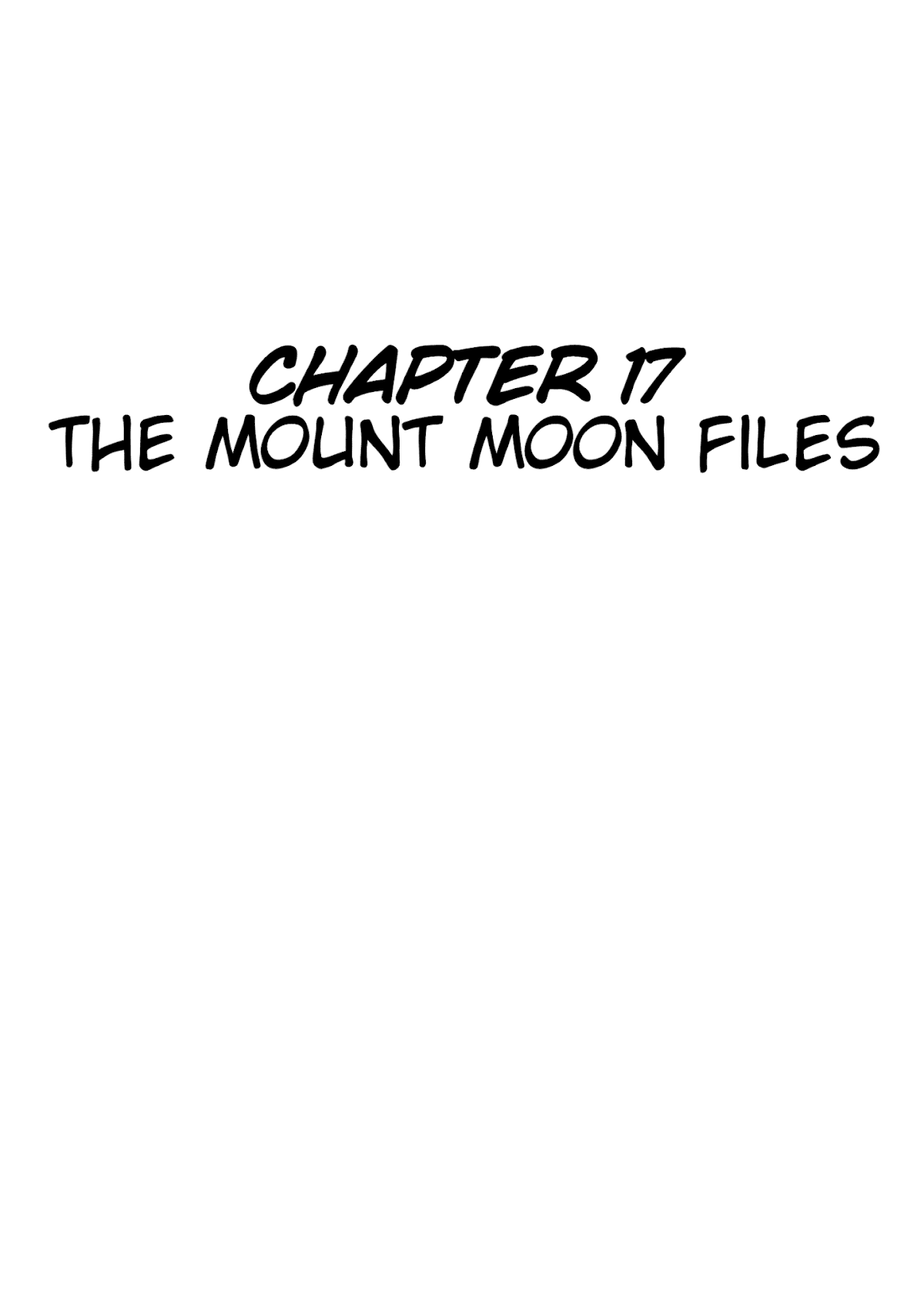 Jungle Taitei Chapter 17 page 1 - Chapter 17: The Mount Moon Files