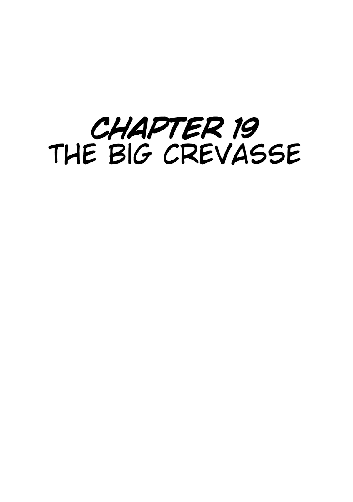 Jungle Taitei Chapter 19 page 1 - Chapter 19: The Big Crevasse