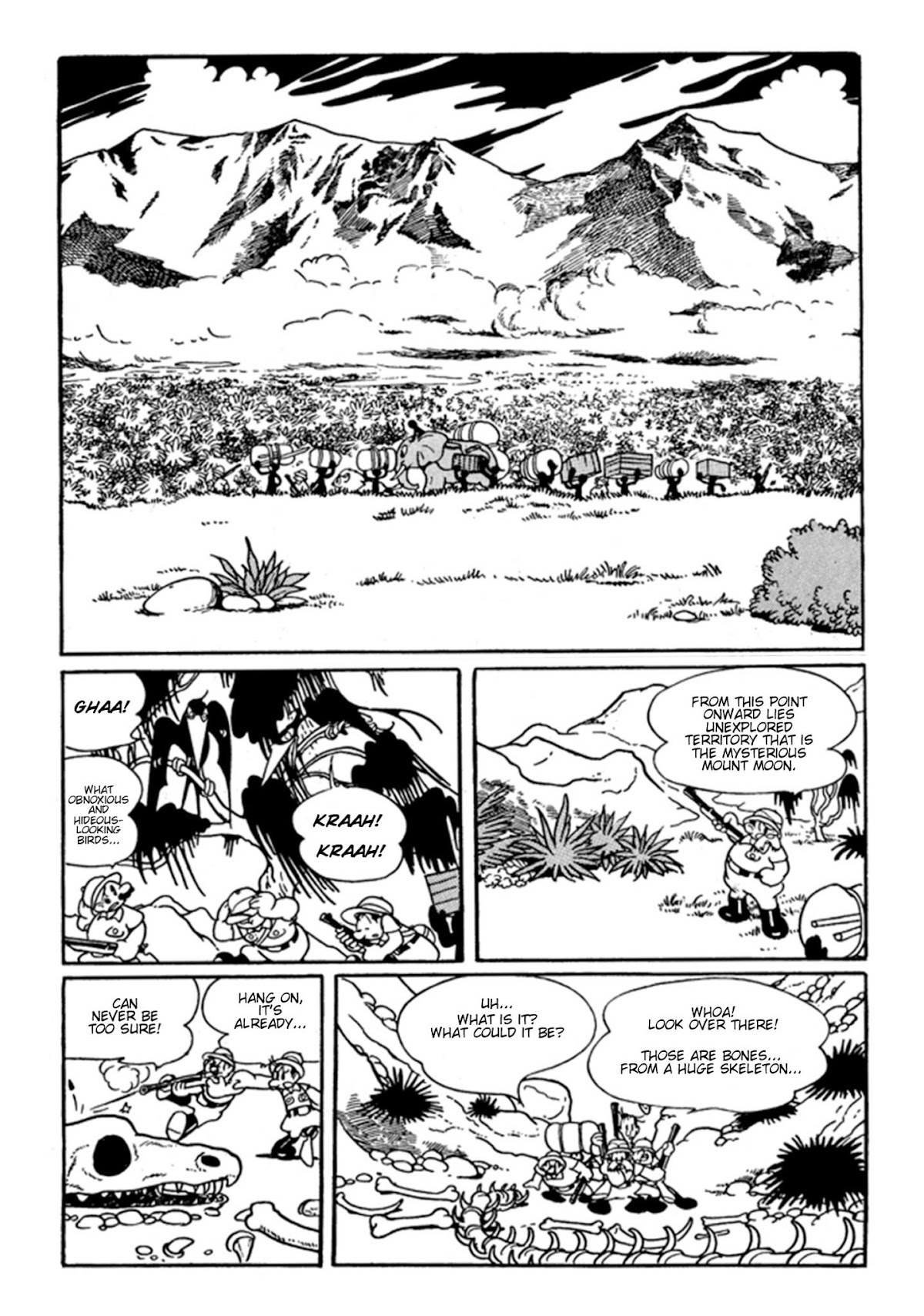 Jungle Taitei Chapter 19 page 2 - Chapter 19: The Big Crevasse