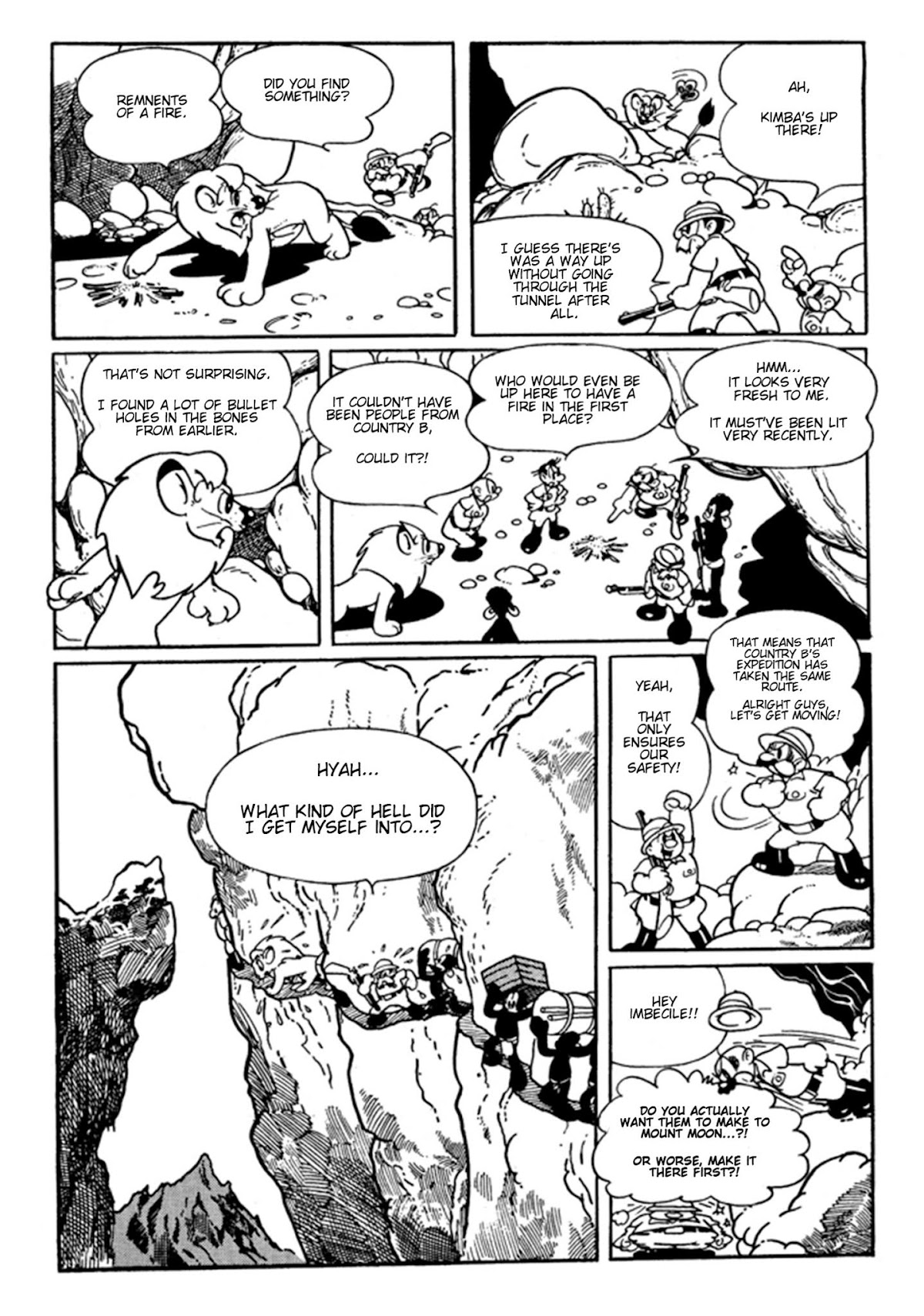 Jungle Taitei Chapter 19 page 4 - Chapter 19: The Big Crevasse
