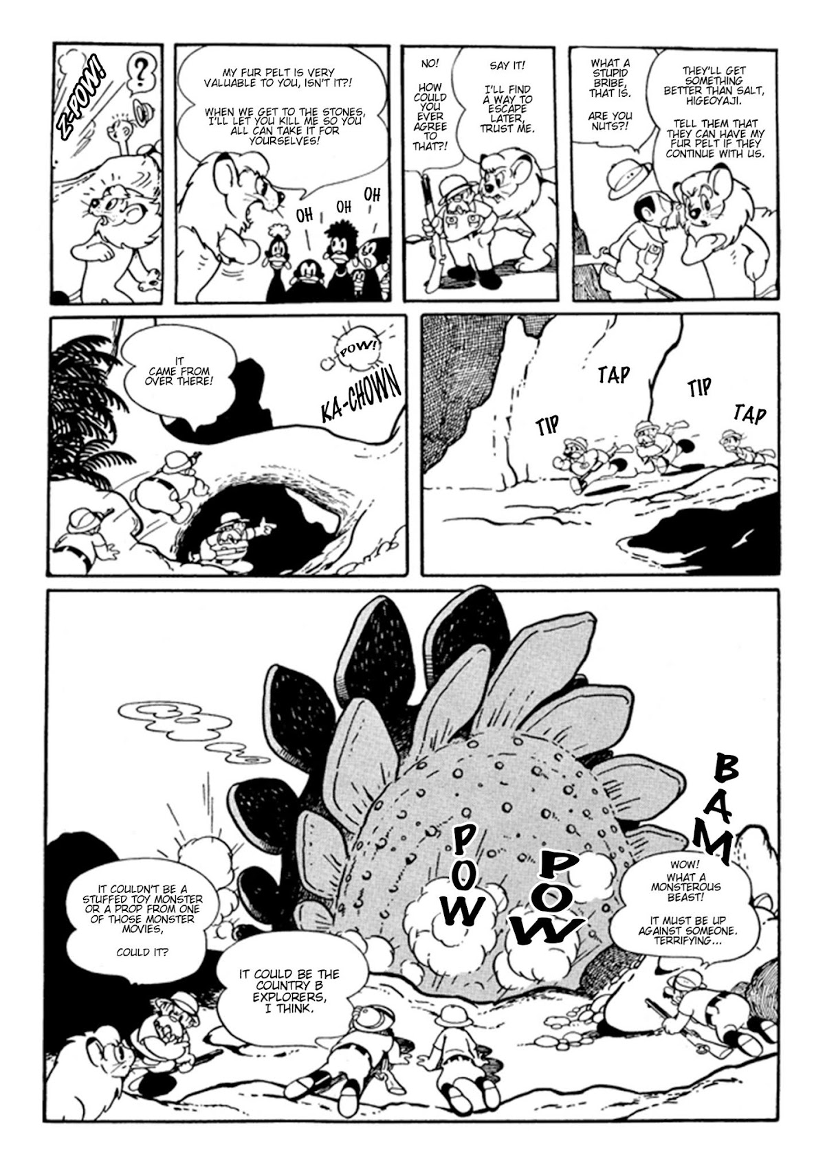 Jungle Taitei Chapter 19 page 8 - Chapter 19: The Big Crevasse