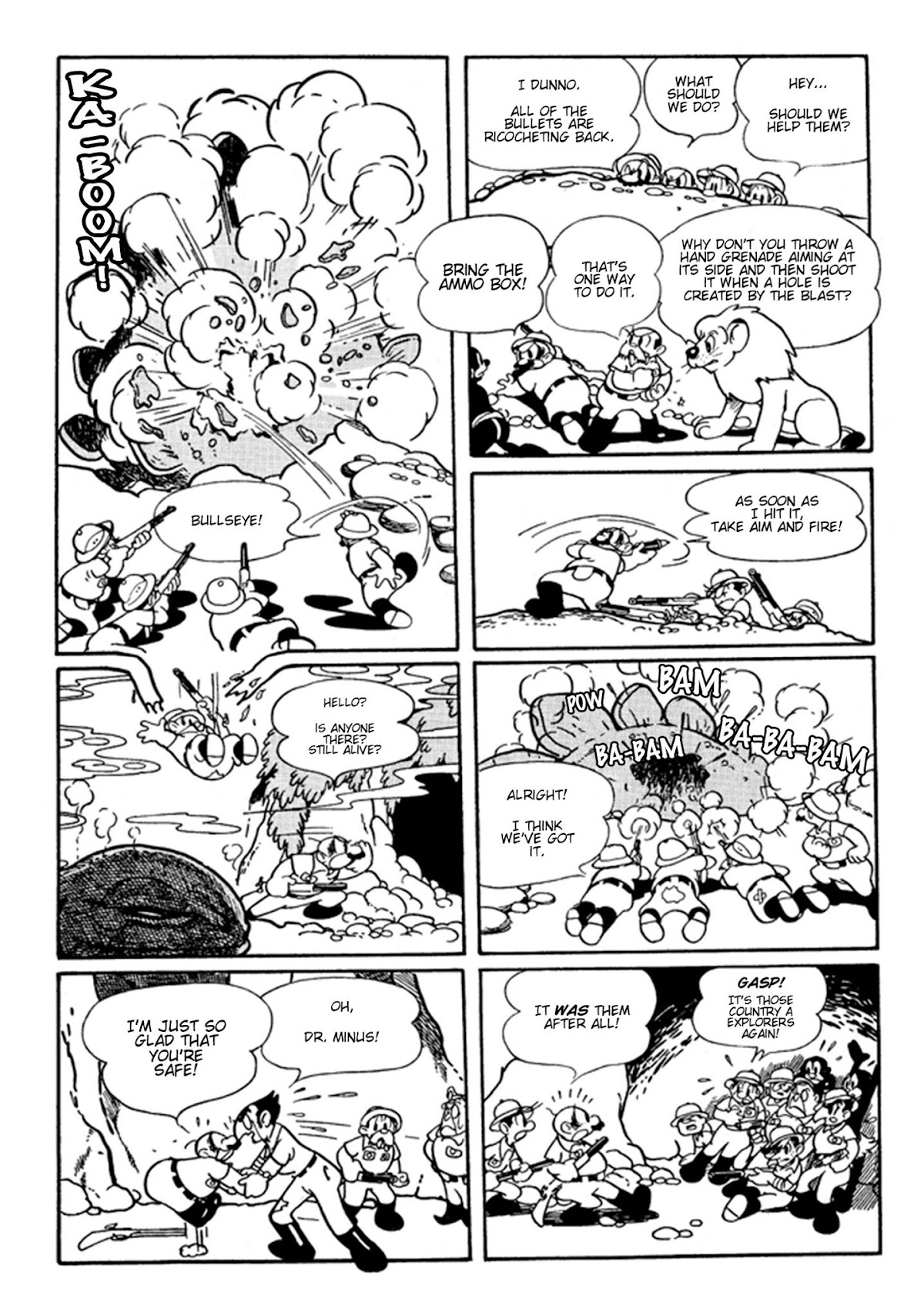 Jungle Taitei Chapter 19 page 9 - Chapter 19: The Big Crevasse