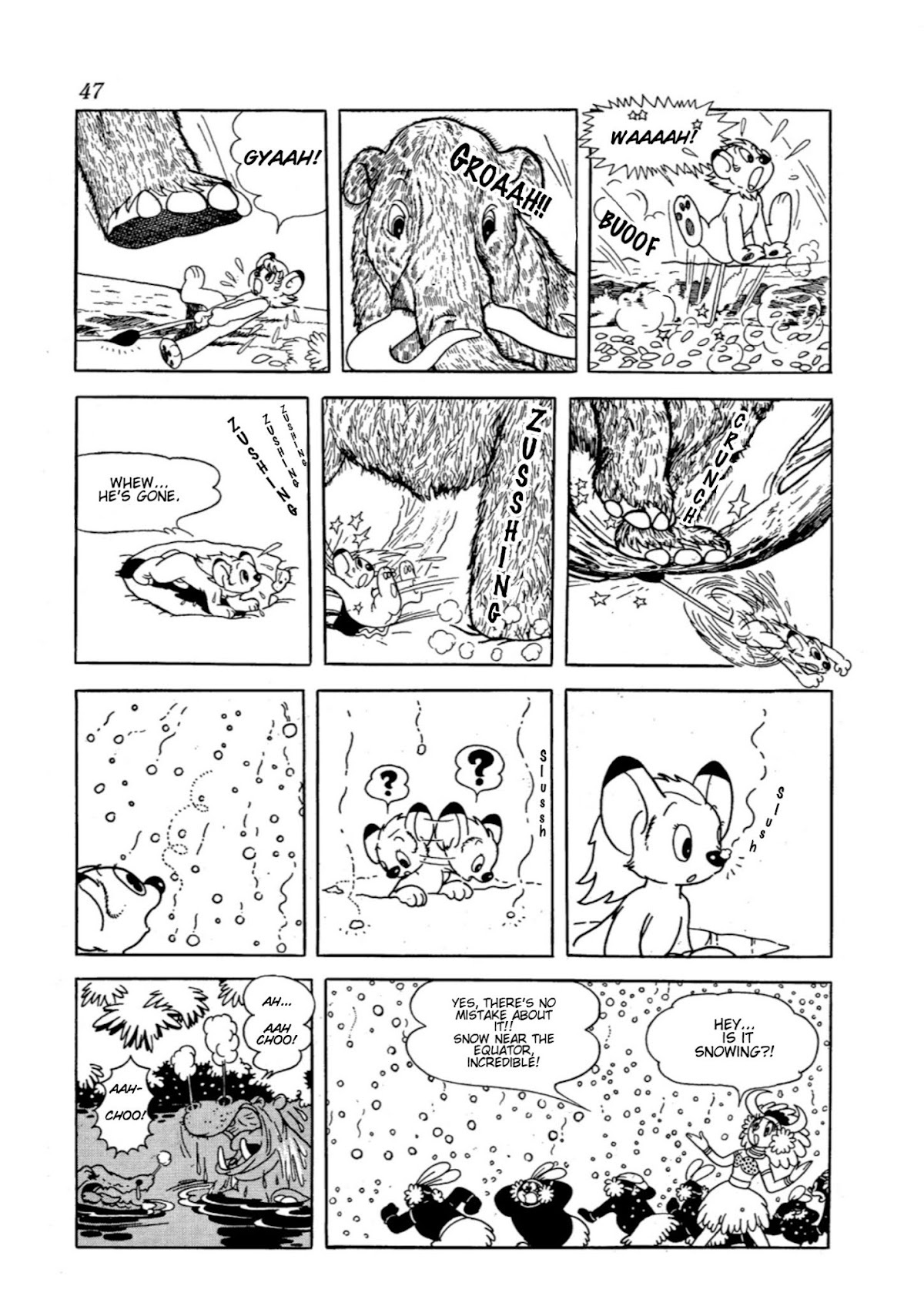 Jungle Taitei Chapter 8 page 11 - Chapter 8: On the Banks of the Donga River