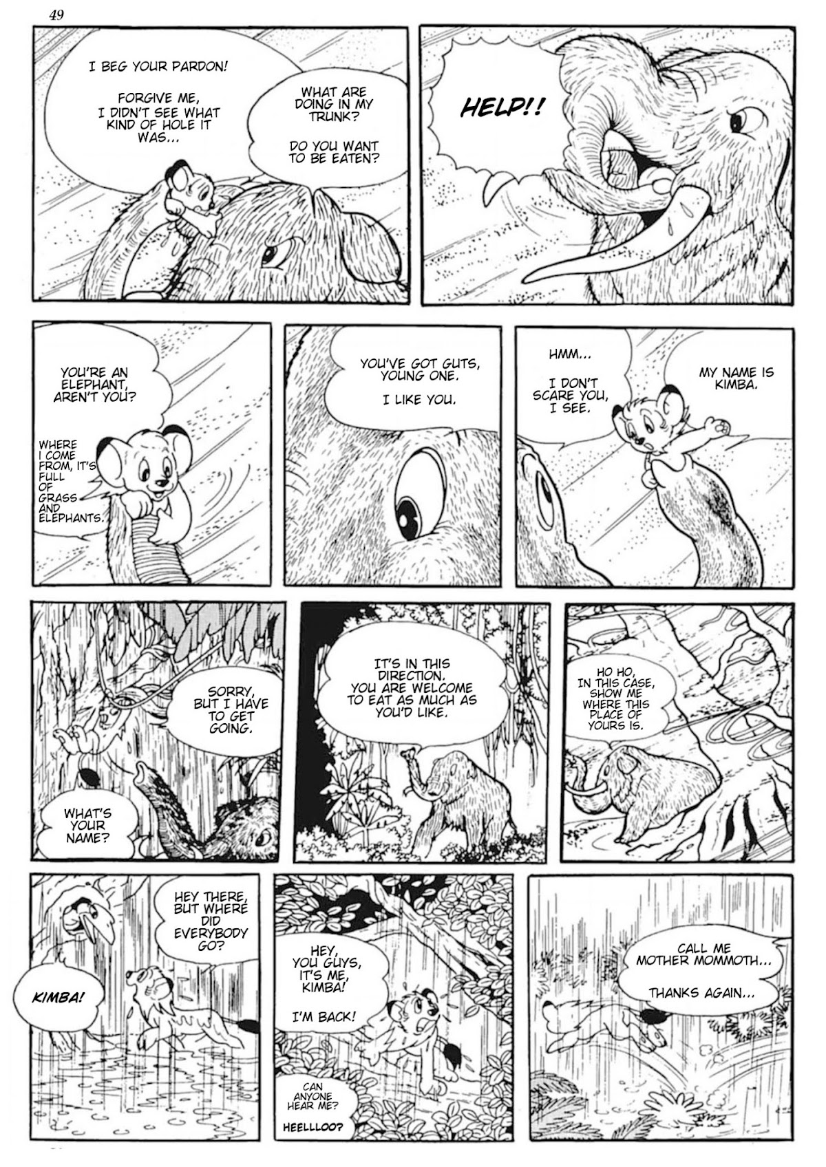 Jungle Taitei Chapter 8 page 13 - Chapter 8: On the Banks of the Donga River