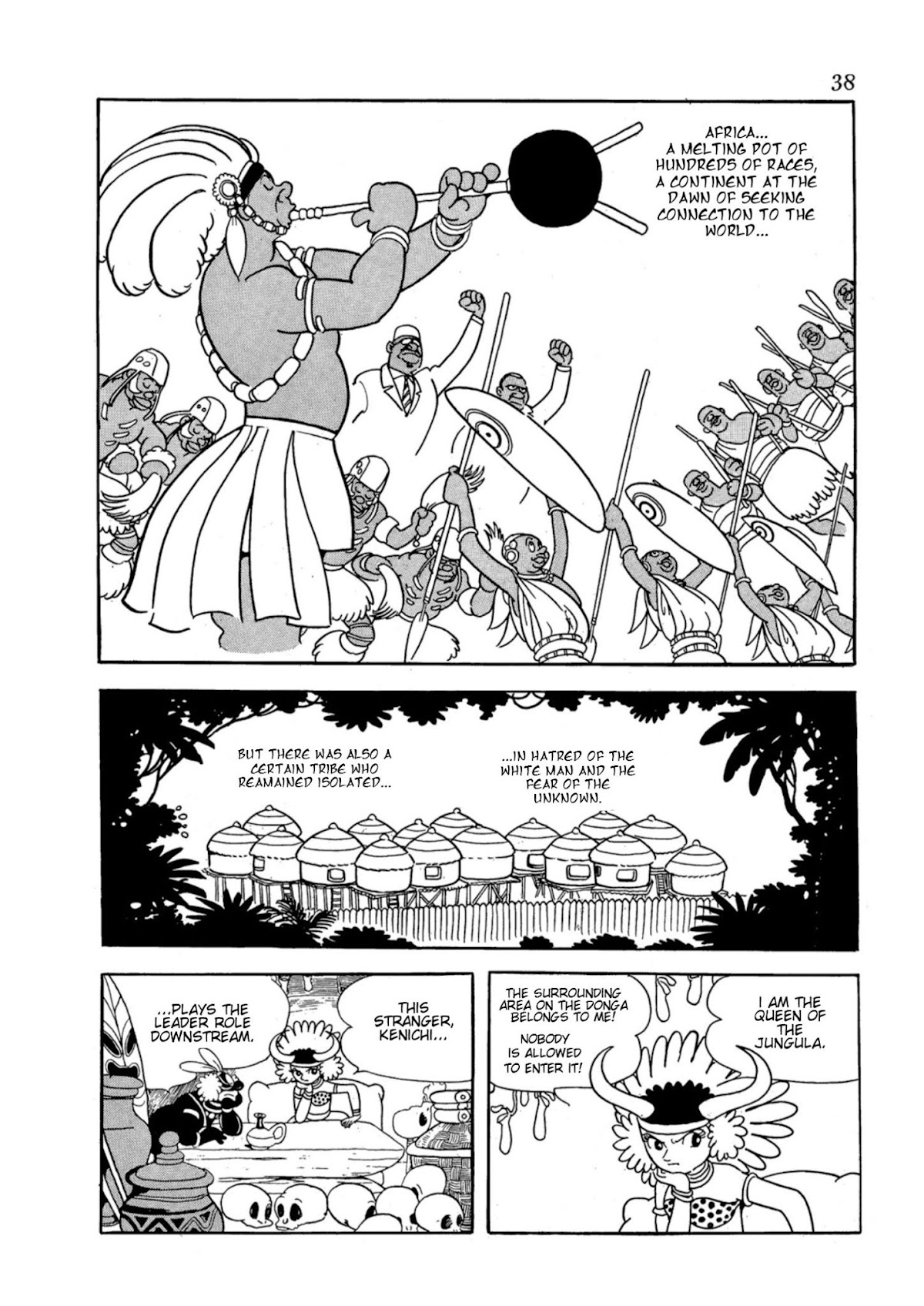 Jungle Taitei Chapter 8 page 2 - Chapter 8: On the Banks of the Donga River