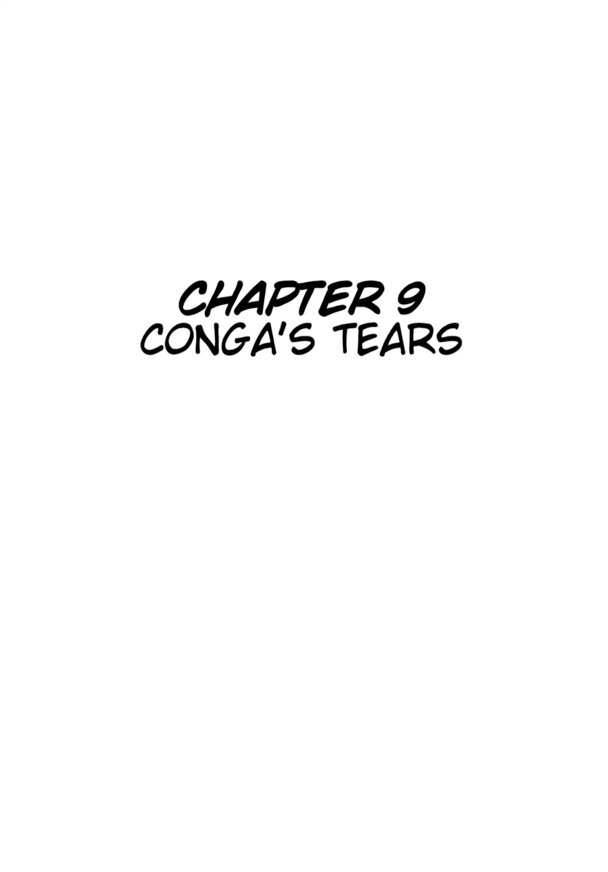 Jungle Taitei Chapter 9 page 1 - Chapter 9: Conga's Tears