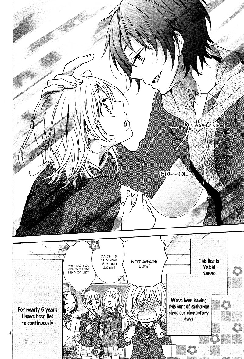 Junjou Haraguro Kareshi Chapter 3.5 page 8 - Chapter 3.5: The Boy Who Cried Wolf and Meguru Days.